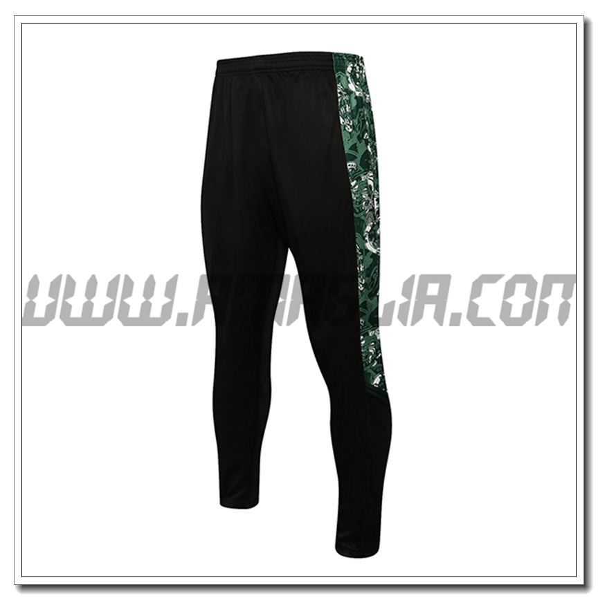 Pantaloni Allenamento Manchester City Verde/Nero 2021 2022