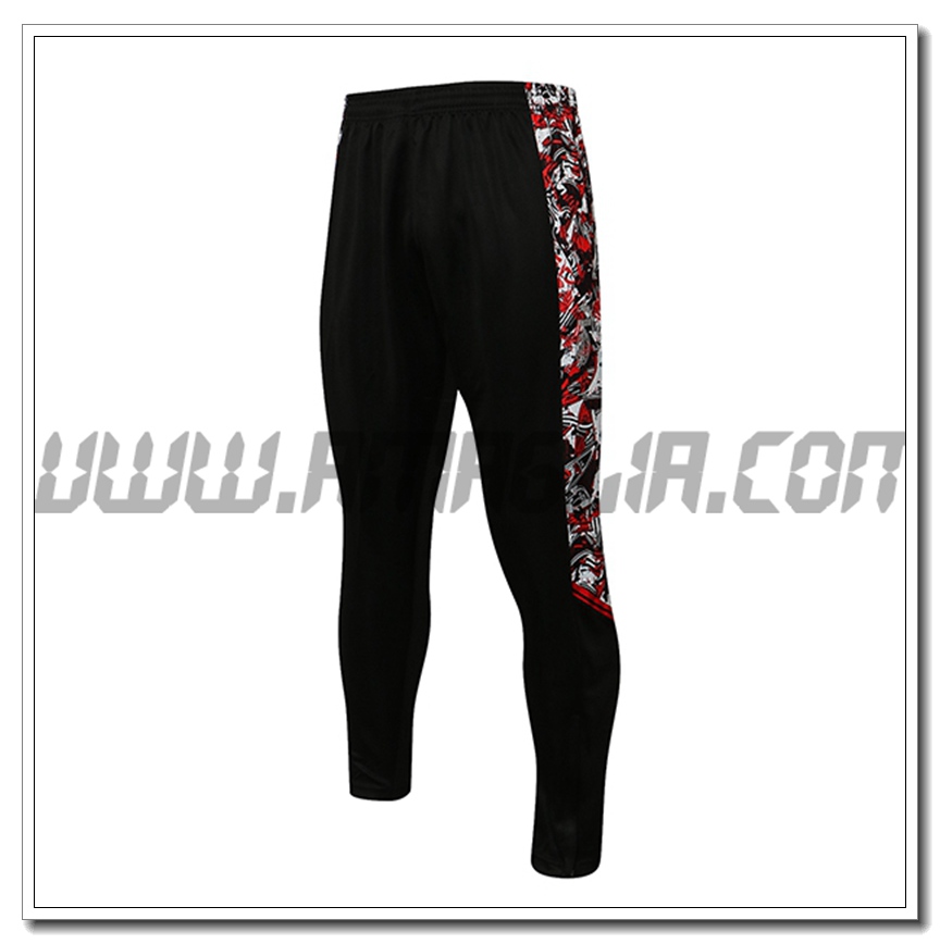 Pantaloni Allenamento AC Milan Rosso/Bianco/Nero 2021 2022