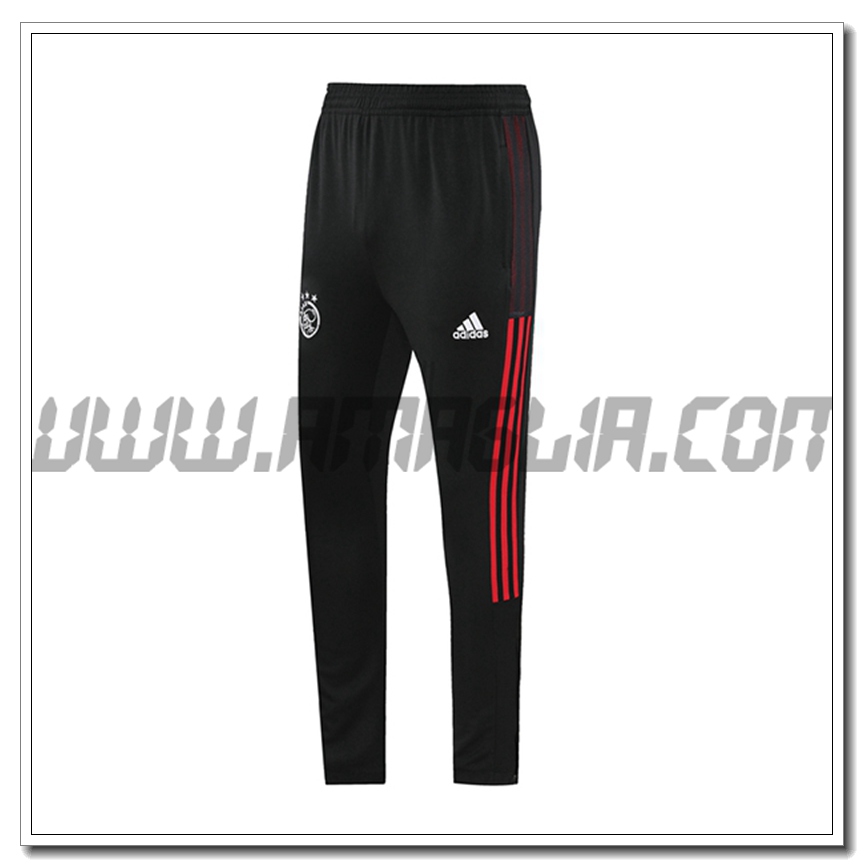 Pantaloni Allenamento AFC Ajax Nero/Rosso 2021 2022