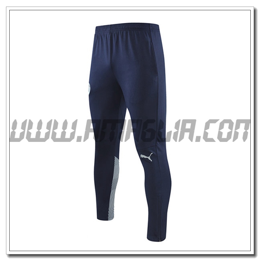 Pantaloni Allenamento Manchester City Blu Marino 2021 2022