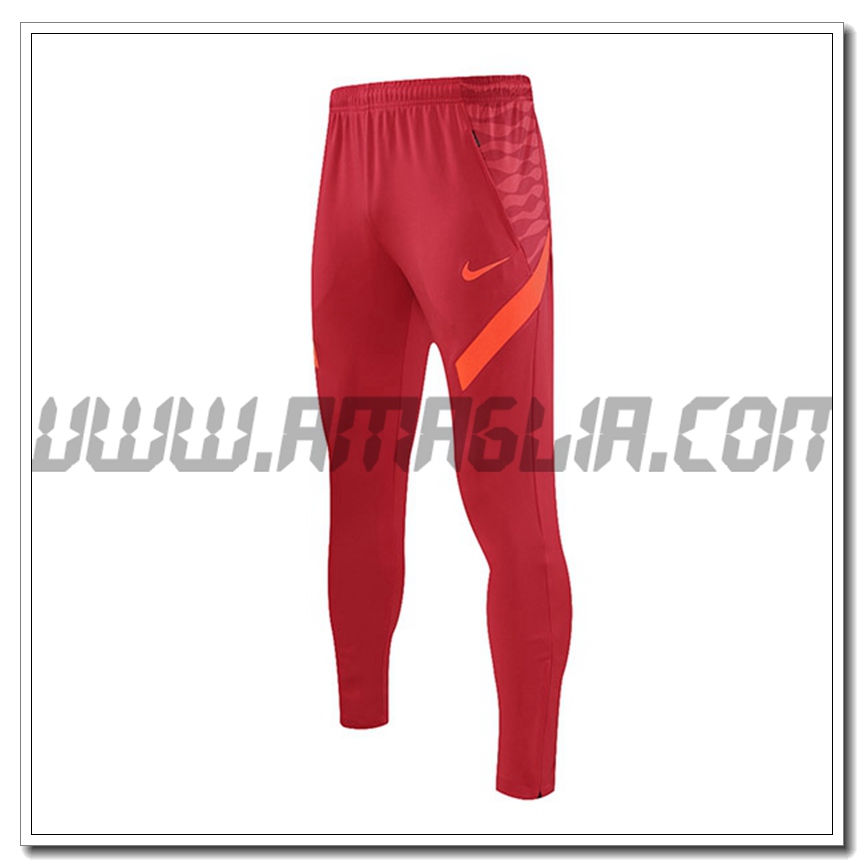Pantaloni Allenamento FC Liverpool Rosso 2021 2022