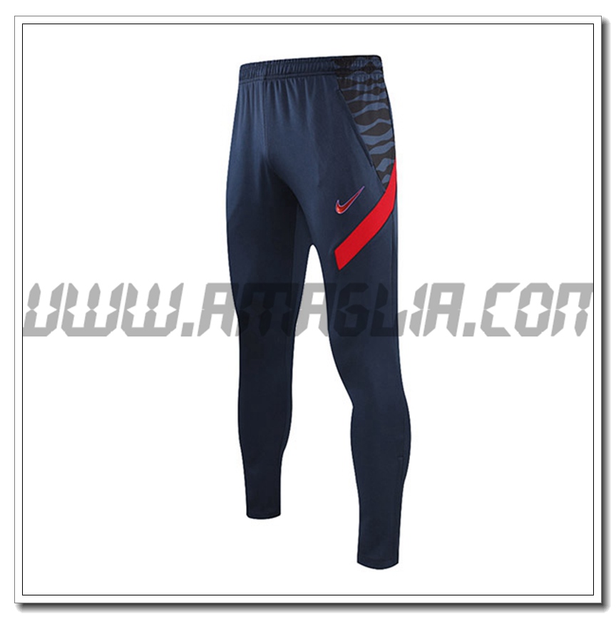Pantaloni Allenamento FC Barcellona Blu Marino/Rosso 2021 2022