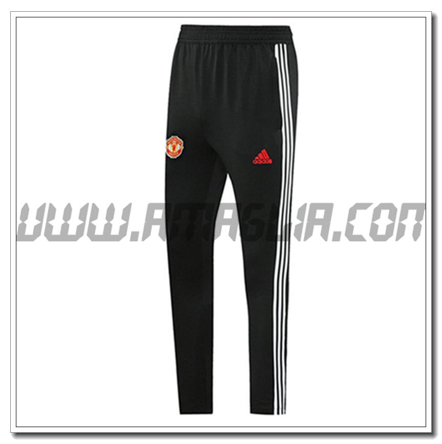Pantaloni Allenamento Manchester United Nero 2021 2022