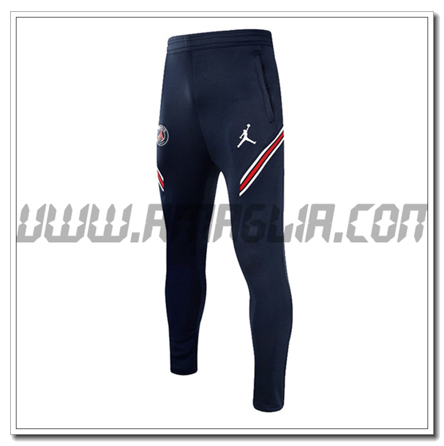 Pantaloni Allenamento Jordan PSG Blu Marino 2021 2022 -2