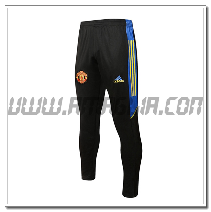 Pantaloni Allenamento Manchester United Blu/Nero 2021 2022