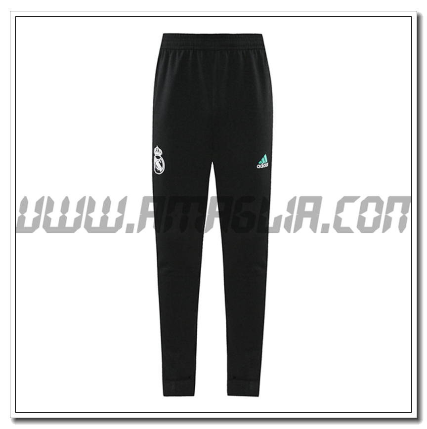 Pantaloni Allenamento Real Madrid Nero/Verde 2021 2022