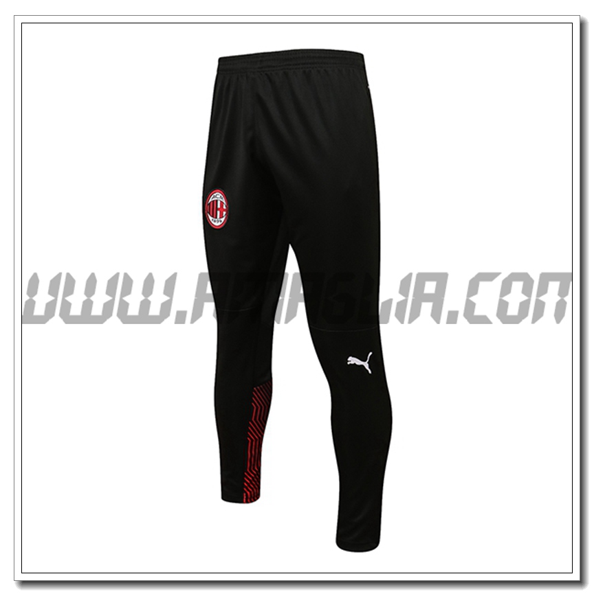 Pantaloni Allenamento AC Milan Nero/Rosso 2021 2022