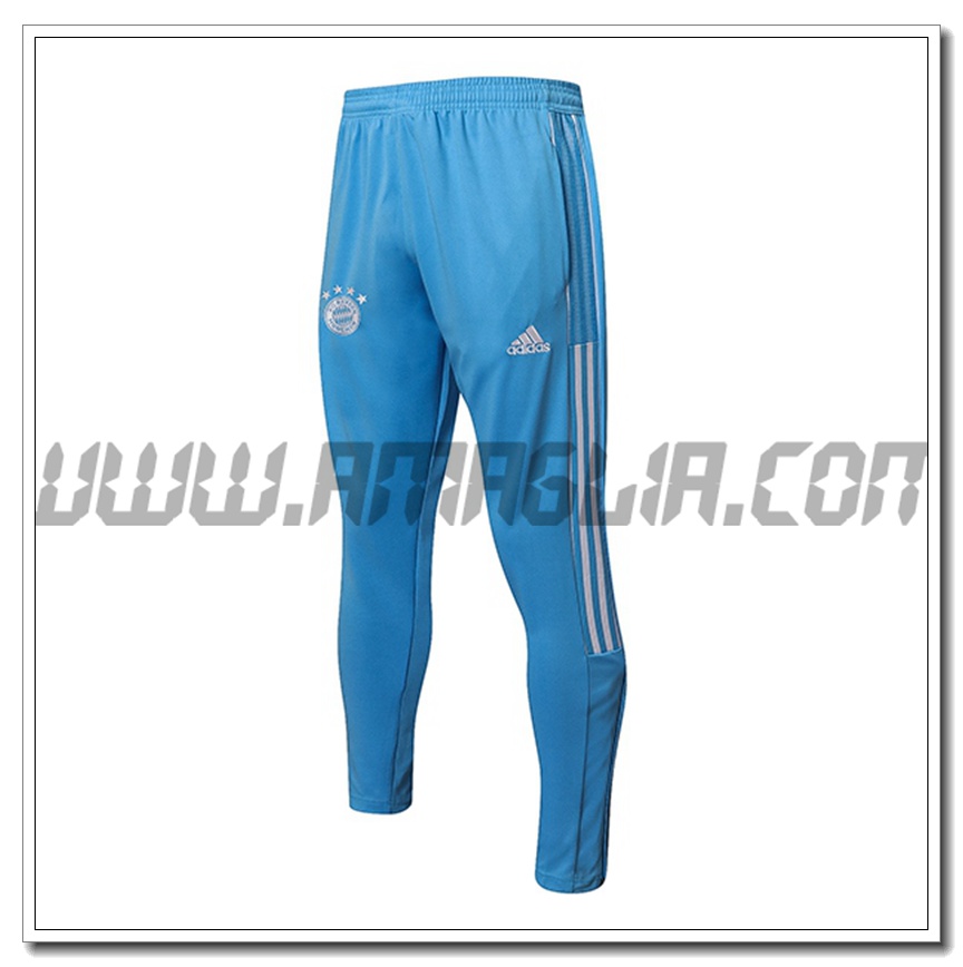 Pantaloni Allenamento Bayern Monaco Blu/Bianco 2021 2022