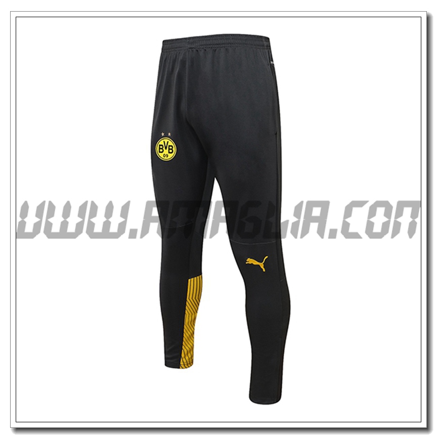 Pantaloni Allenamento Dortmund BVB Nero/Giallo 2021 2022 -02
