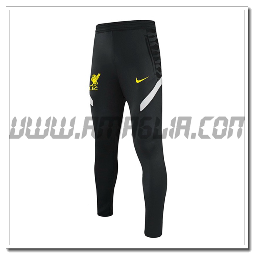 Pantaloni Allenamento FC Liverpool Nero/Giallo 2021 2022
