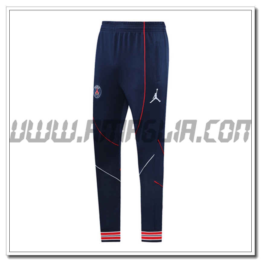 Pantaloni Allenamento Jordan PSG Blu Marino 2021 2022