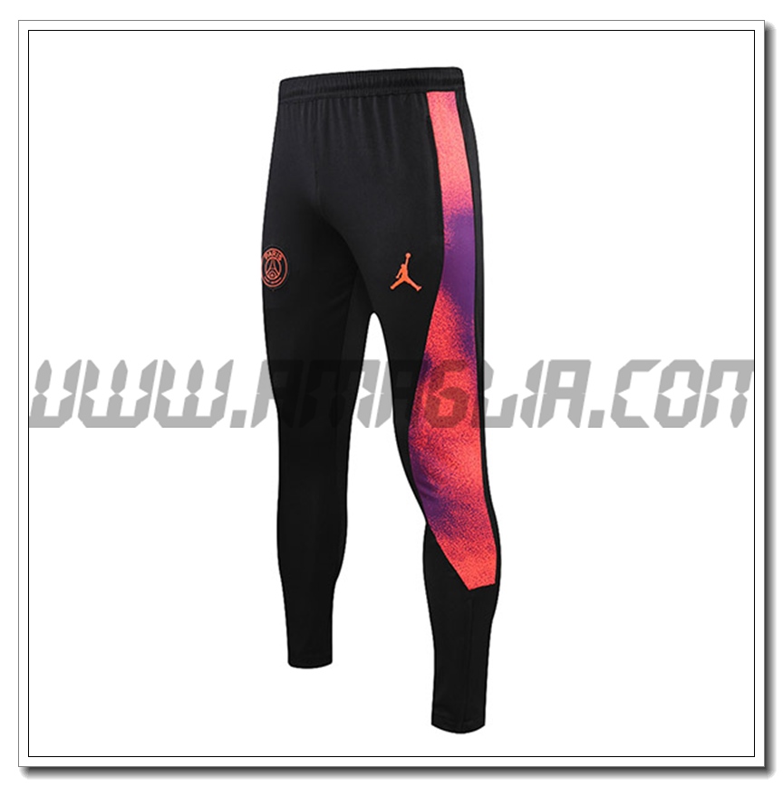 Pantaloni Allenamento Jordan PSG Rosso/Nero 2021 2022