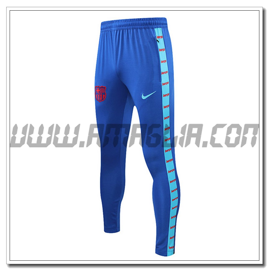 Pantaloni Allenamento FC Barcellona Blu 2021 2022 -01