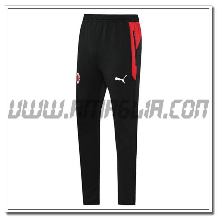 Pantaloni Allenamento AC Milan Nero/Rosso 2021 2022