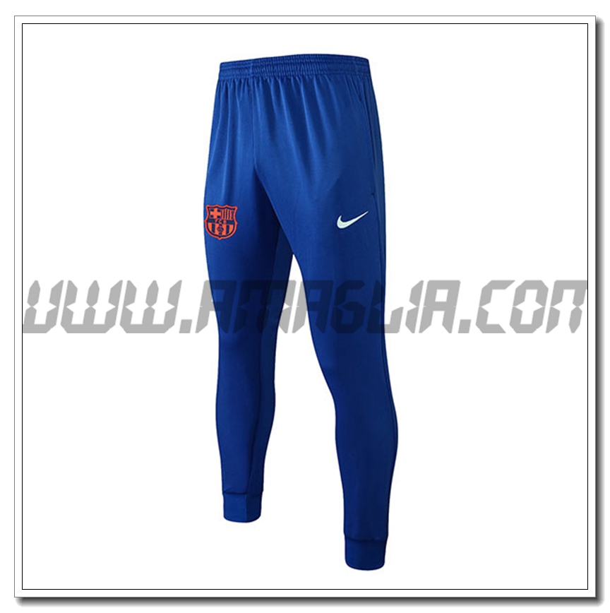 Pantaloni Allenamento FC Barcellona Blu 2021 2022 -1
