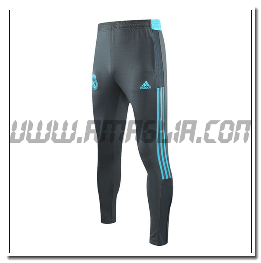 Pantaloni Allenamento Real Madrid Grigio Chiaro 2021 2022