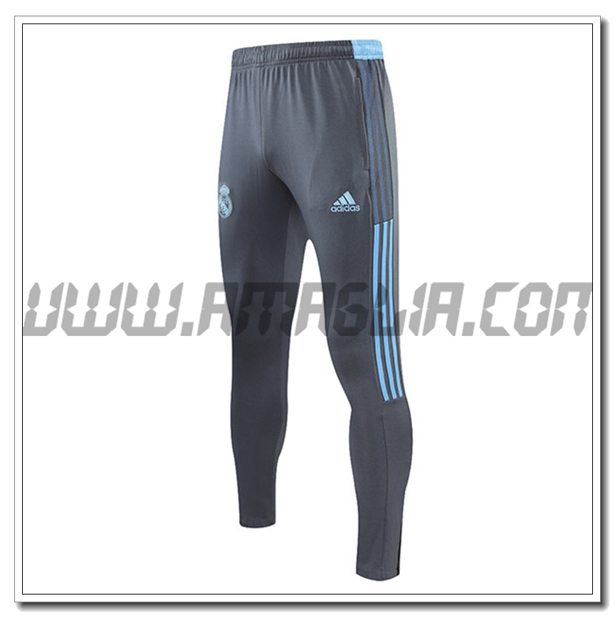 Pantaloni Allenamento Real Madrid Grigio Chiaro 2021 2022 -1