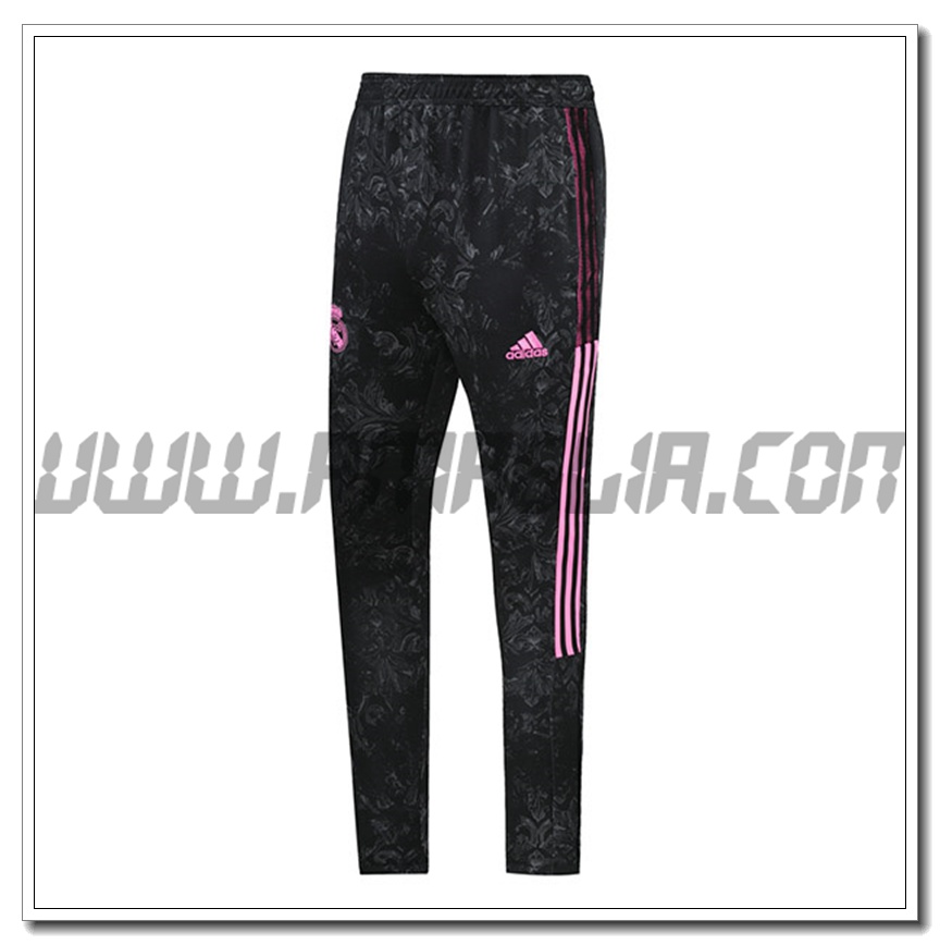Pantaloni Allenamento Real Madrid Nero/Rosa 2021 2022