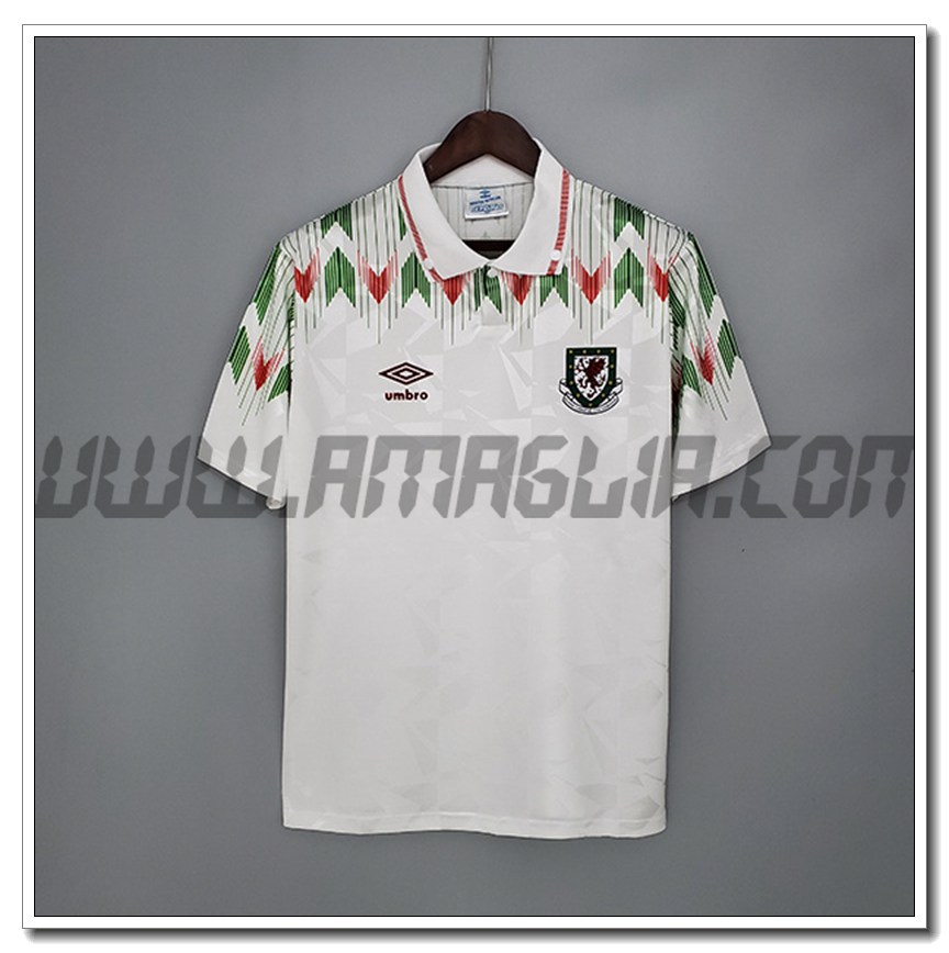 Maglia Calcio Galles Retro Seconda 1990/1992
