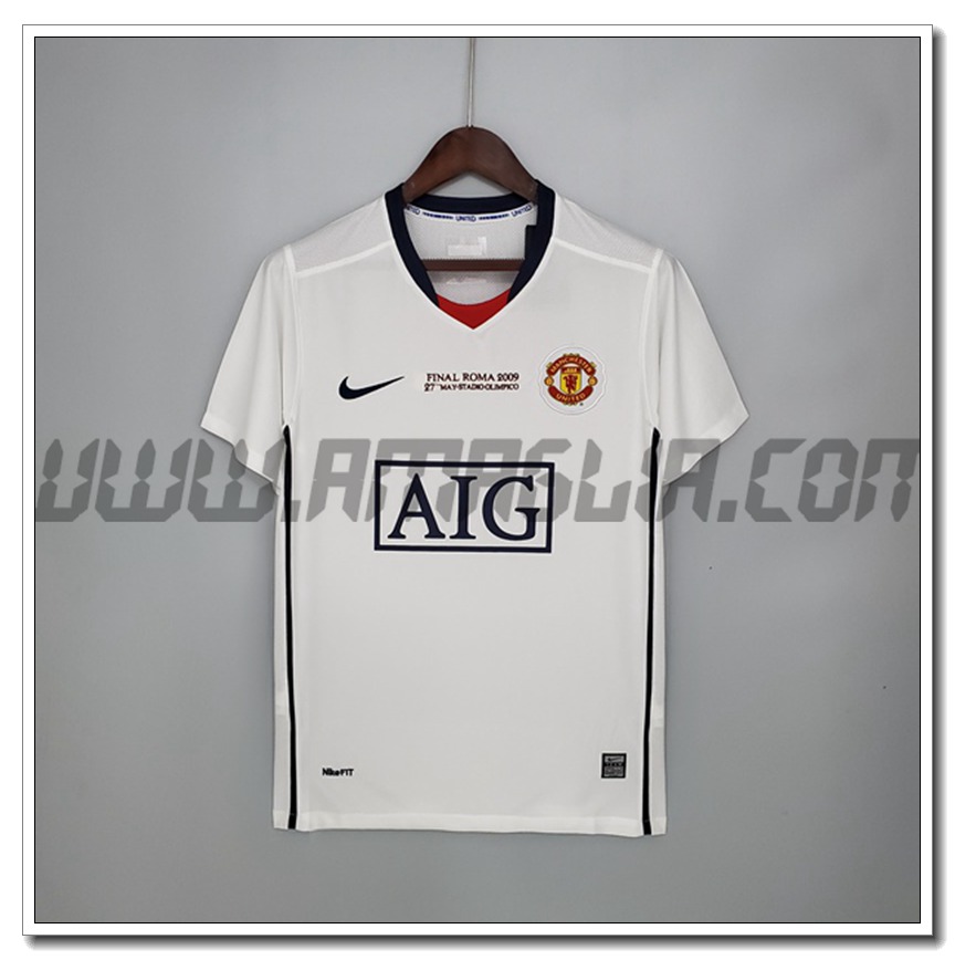 Maglia Calcio Manchester United Retro Champions League Seconda 2008/2009