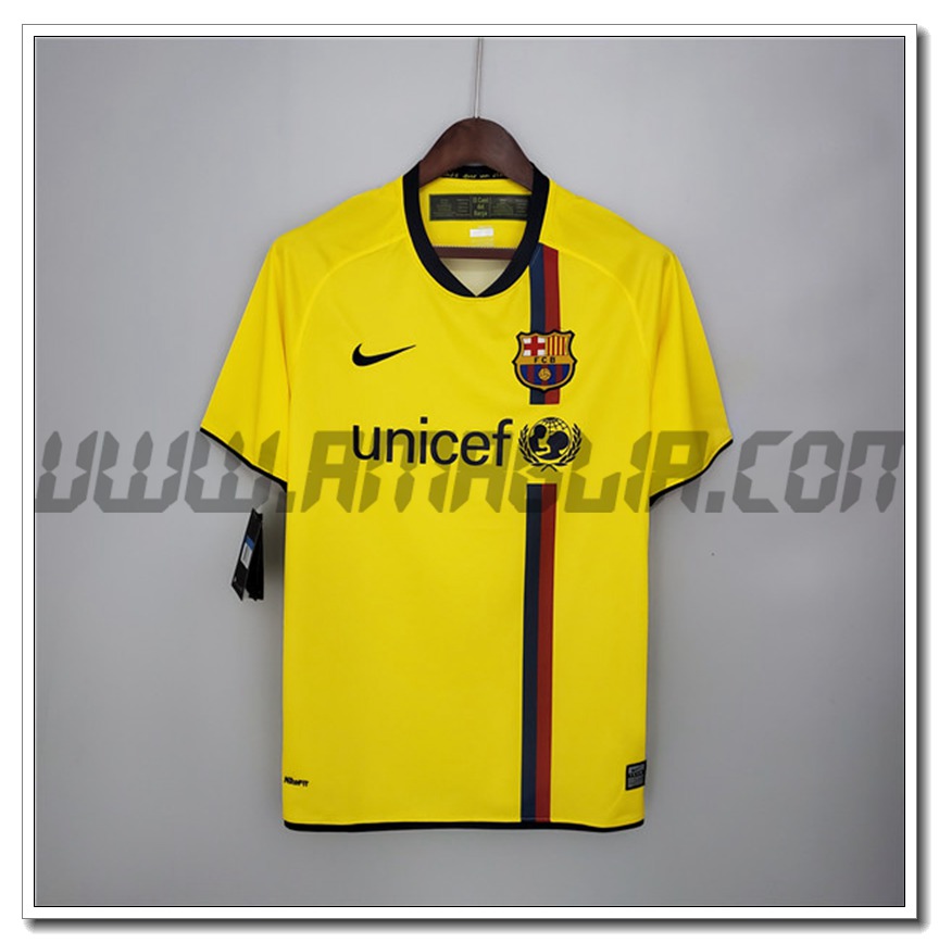 Maglia Calcio FC Barcellona Retro Seconda 2008/2009