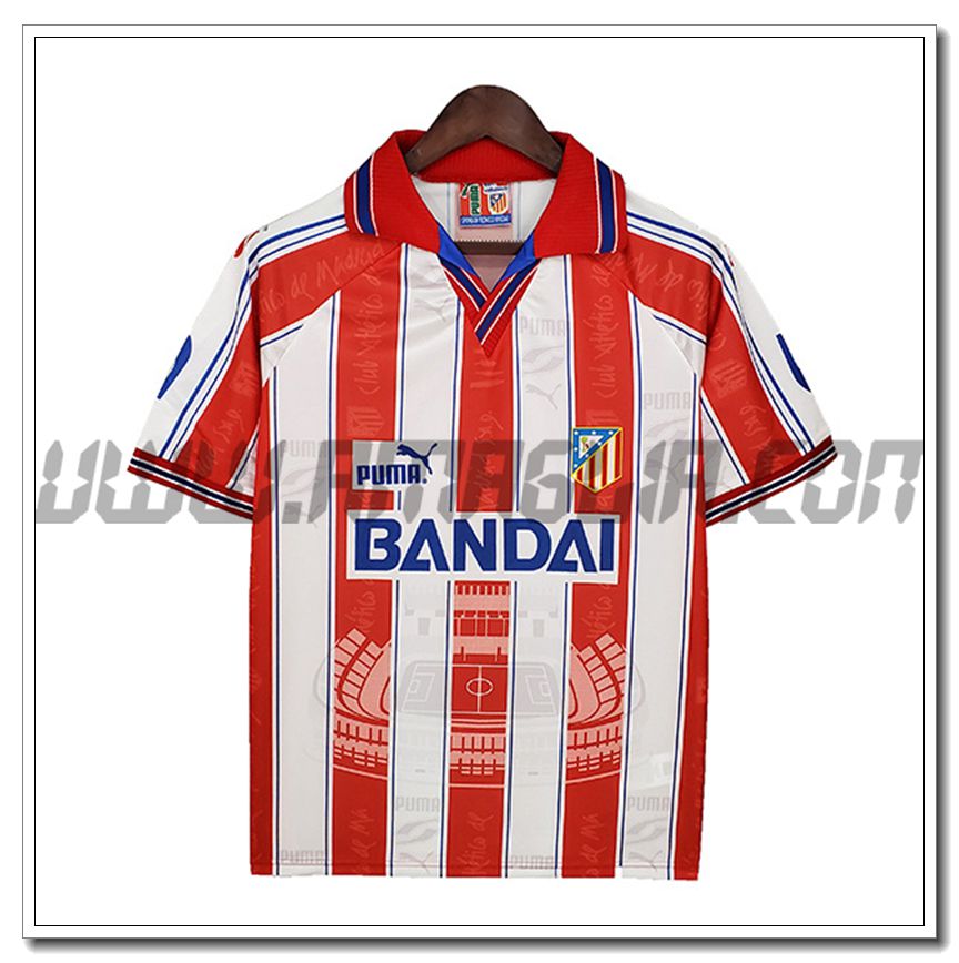 Maglia Calcio Atletico Madrid Retro Prima 1996/1997