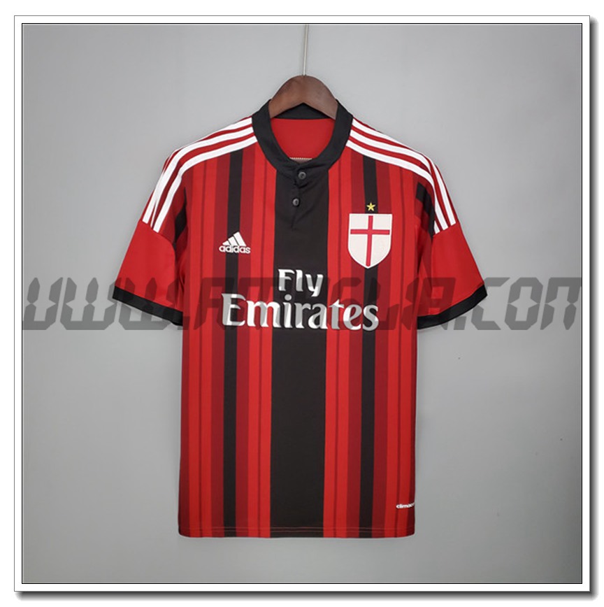 Maglia Calcio AC Milan Retro Prima 2014/2015