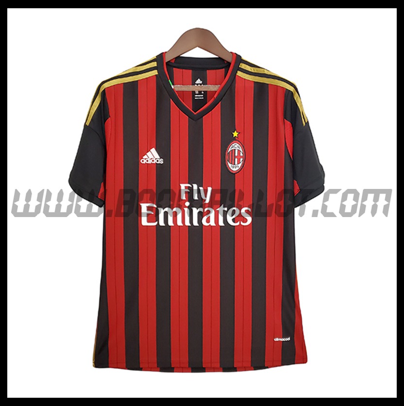 Maglia Calcio AC Milan Retro Prima 2013/2014
