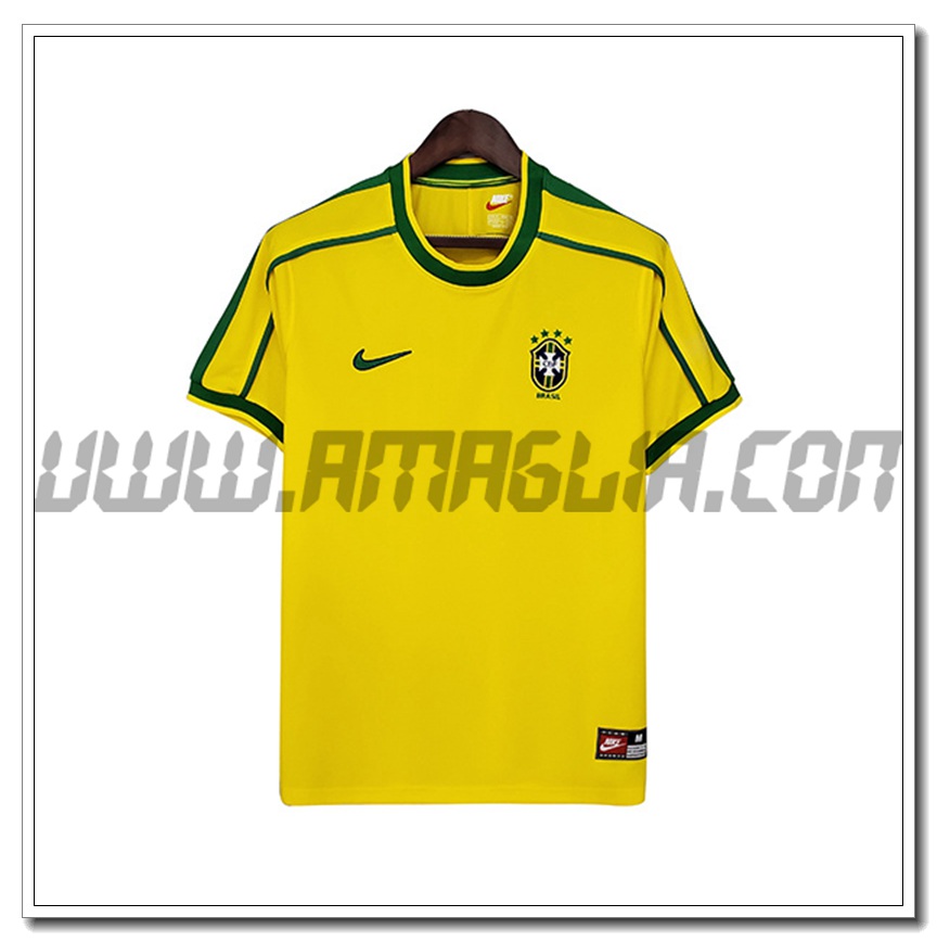 Maglia Calcio Brasile Retro Prima 1998