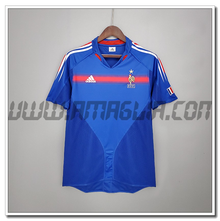 Maglia Calcio Francia Retro Prima 2004