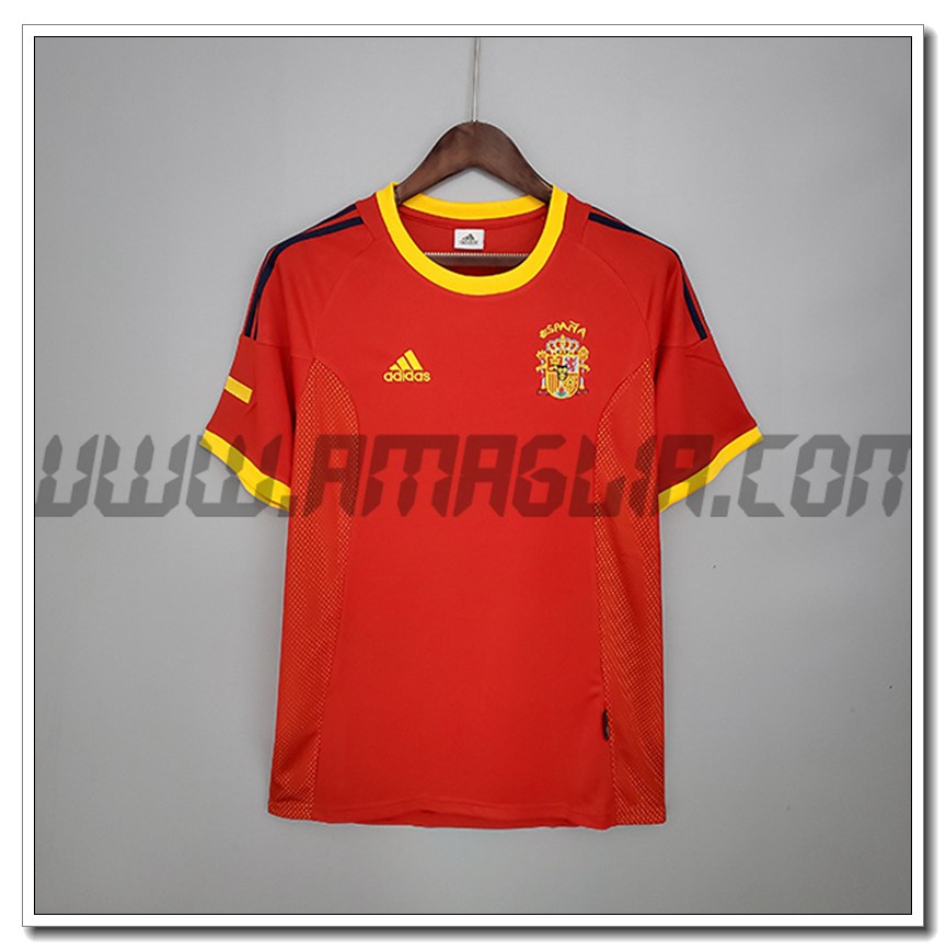 Maglia Calcio Spagna Retro Prima 2002