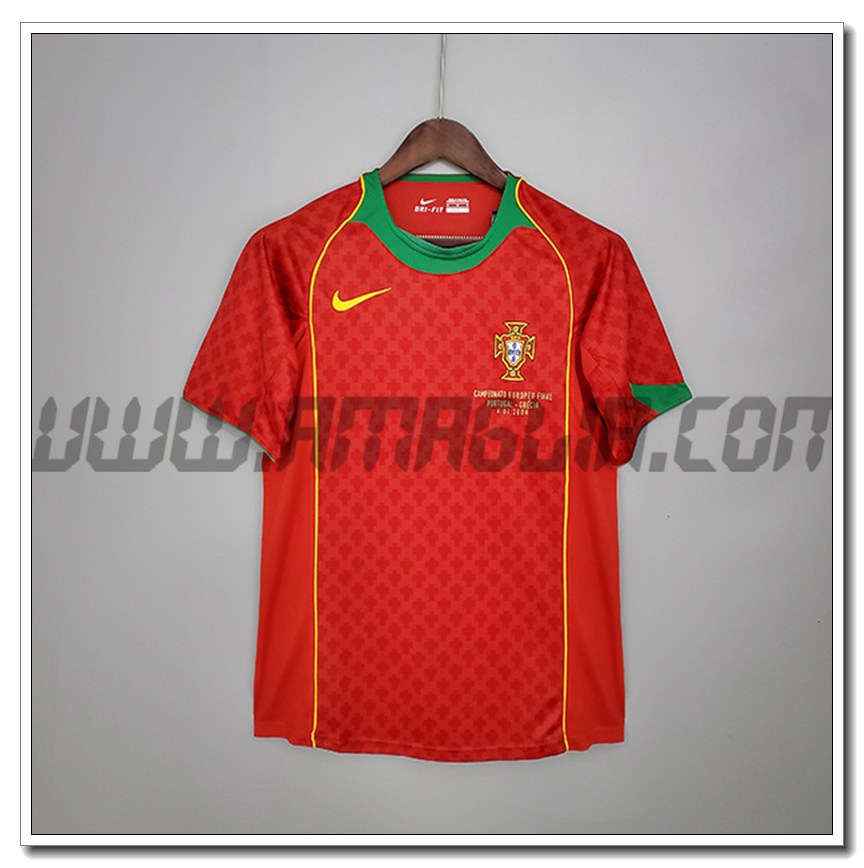 Maglia Calcio Portogallo Retro Prima 2004