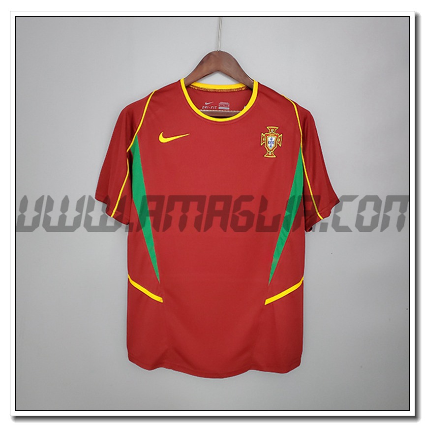 Maglia Calcio Portogallo Retro Prima 2002