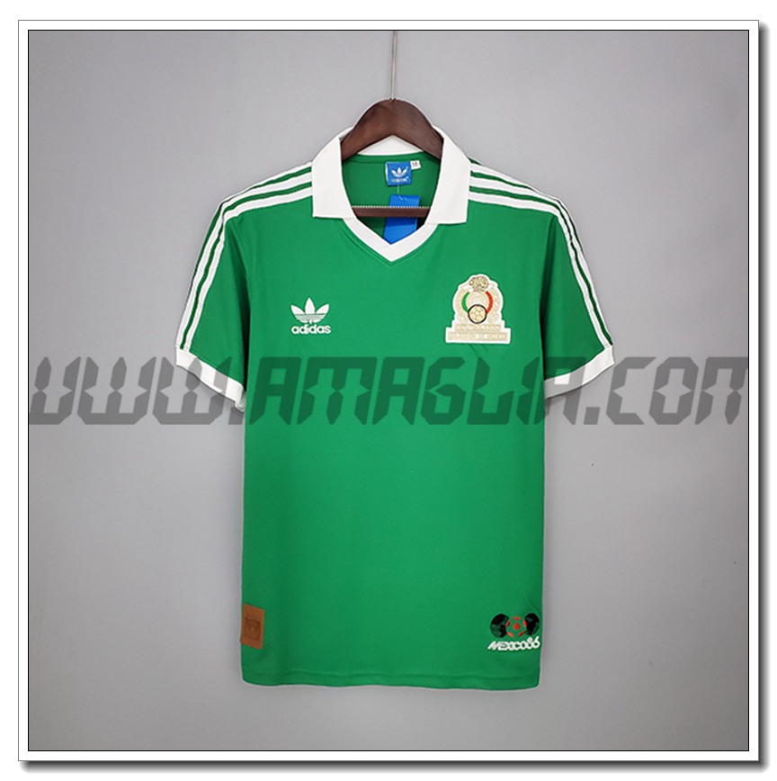 Maglia Calcio Messico Retro Prima 1986