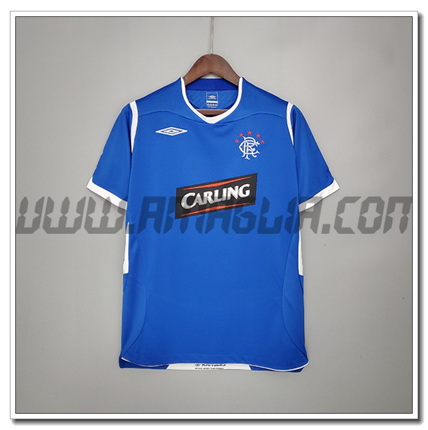 Maglia Calcio Rangers FC Retro Prima 2008/2009