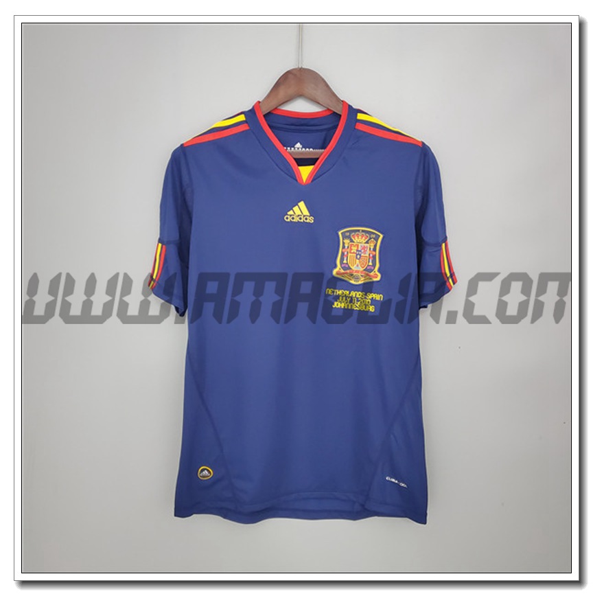 Maglia Calcio Spagna Retro Seconda 2010