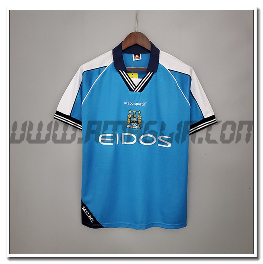 Maglia Calcio Manchester City Retro Prima 1999/2001