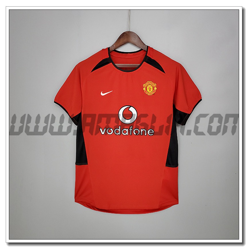 Maglia Calcio Manchester United Retro Prima 2002/2004