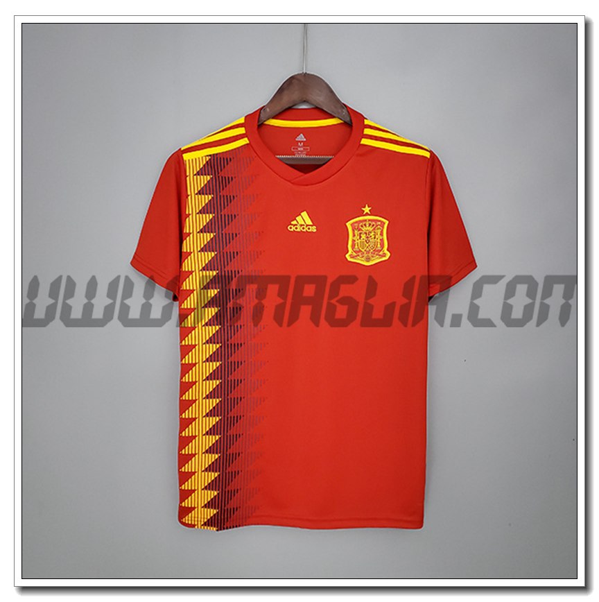 Maglia Calcio Spagna Retro Prima 2014