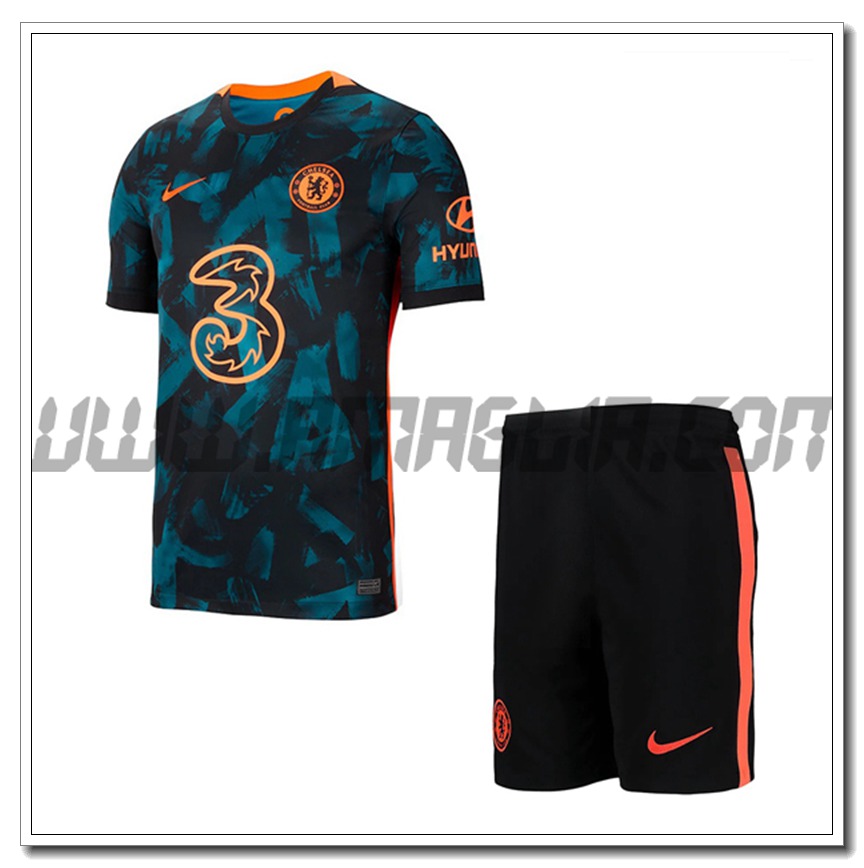 Kit Maglia FC Chelsea Terza + Pantaloncini 2021 2022