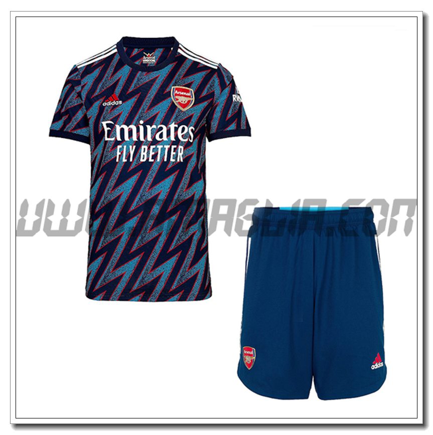 Kit Maglia FC Arsenal Terza + Pantaloncini 2021 2022