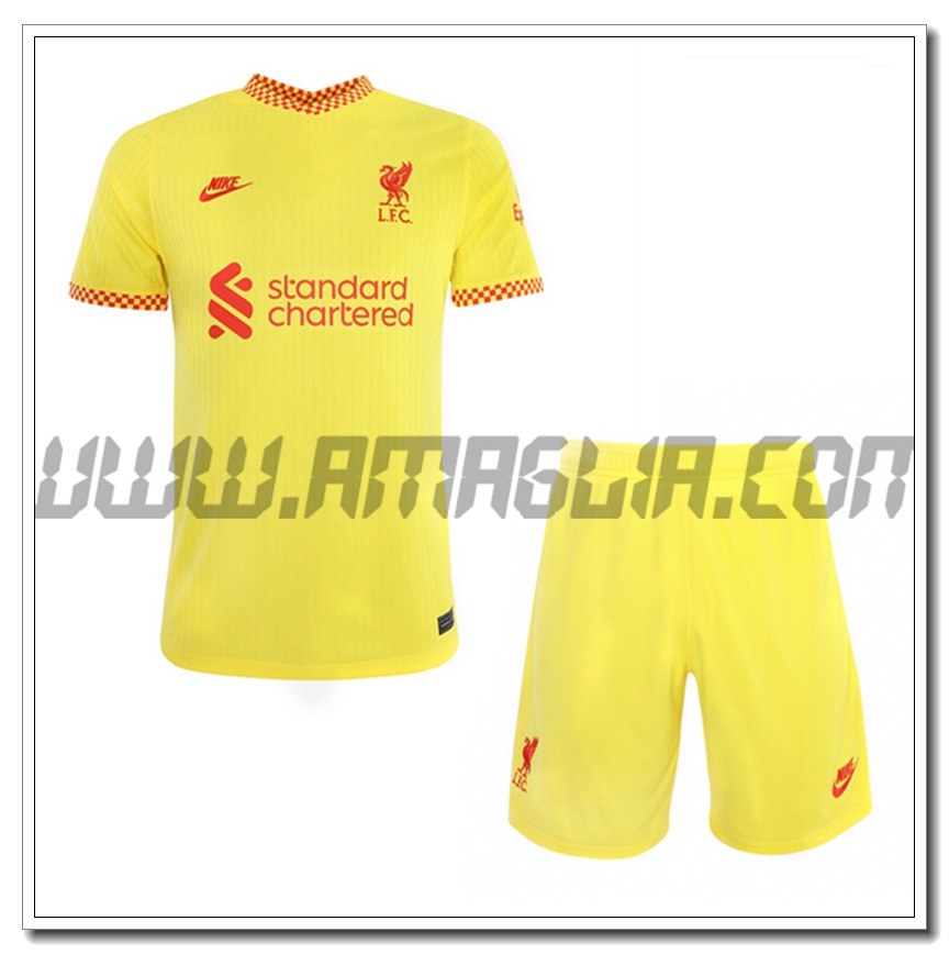 Kit Maglia FC Liverpool Terza + Pantaloncini 2021 2022