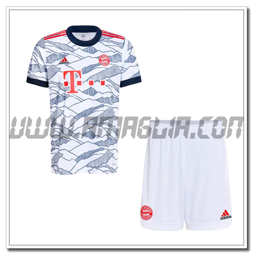 Kit Maglia Bayern Monaco Terza + Pantaloncini 2021 2022