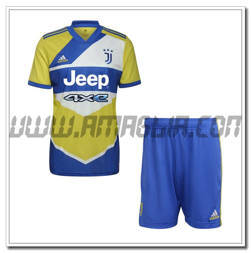Kit Maglia Juventus Terza + Pantaloncini 2021 2022