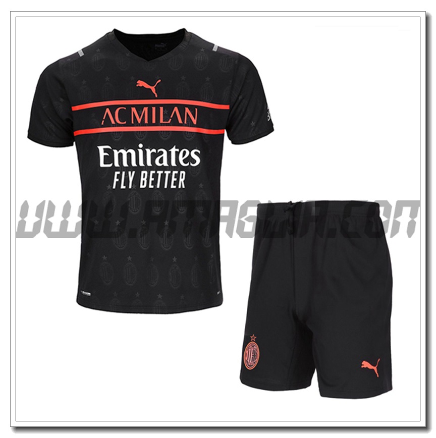Kit Maglia AC Milan Terza + Pantaloncini 2021 2022