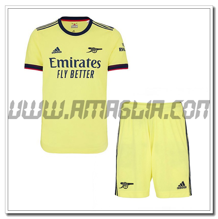 Kit Maglia FC Arsenal Seconda + Pantaloncini 2021 2022