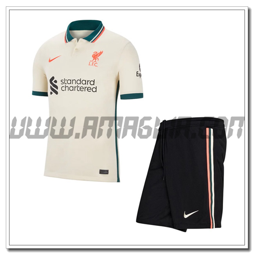 Kit Maglia FC Liverpool Seconda + Pantaloncini 2021 2022