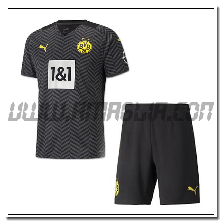 Kit Maglia Dortmund BVB Seconda + Pantaloncini 2021 2022