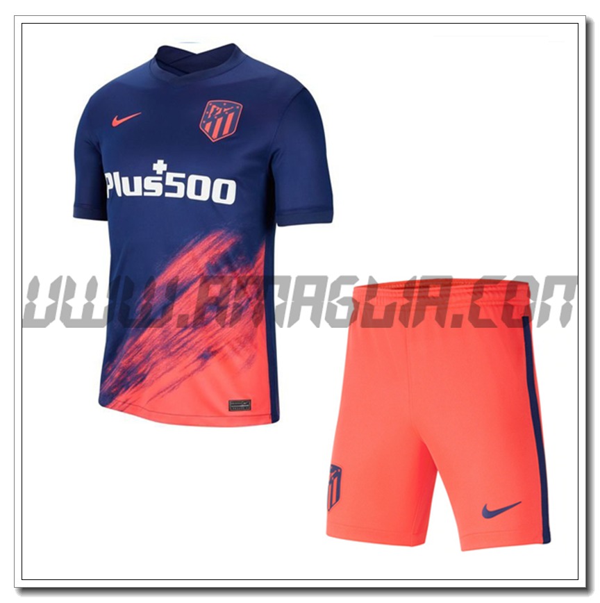 Kit Maglia Atletico Madrid Seconda + Pantaloncini 2021 2022