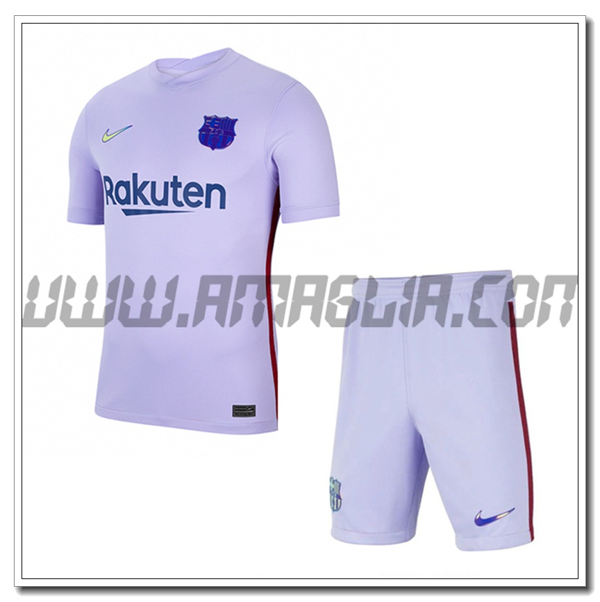Kit Maglia FC Barcellona Seconda + Pantaloncini 2021 2022
